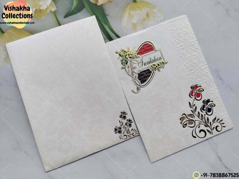 Designer Premium Customized Wedding Invitation Cards - VC-K5094