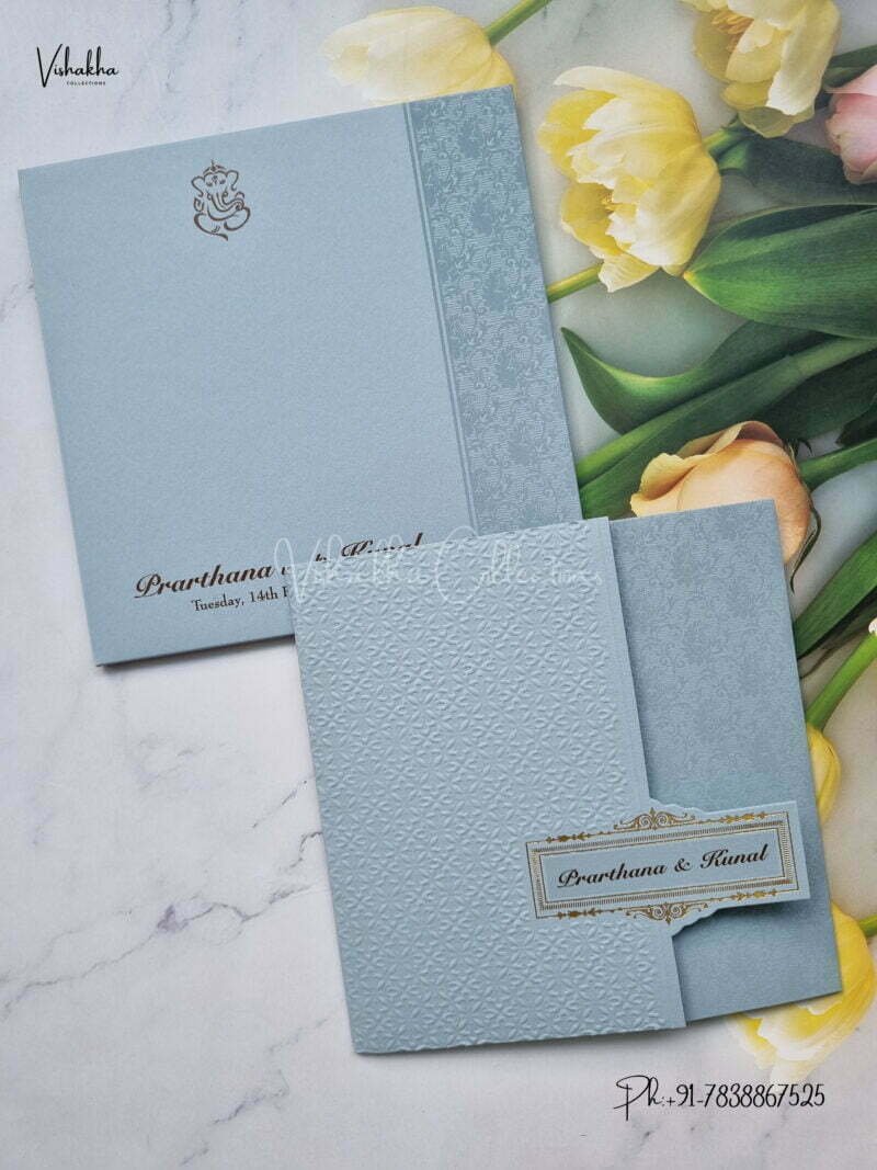 Designer Premium Customized Wedding Invitation Cards - MT219