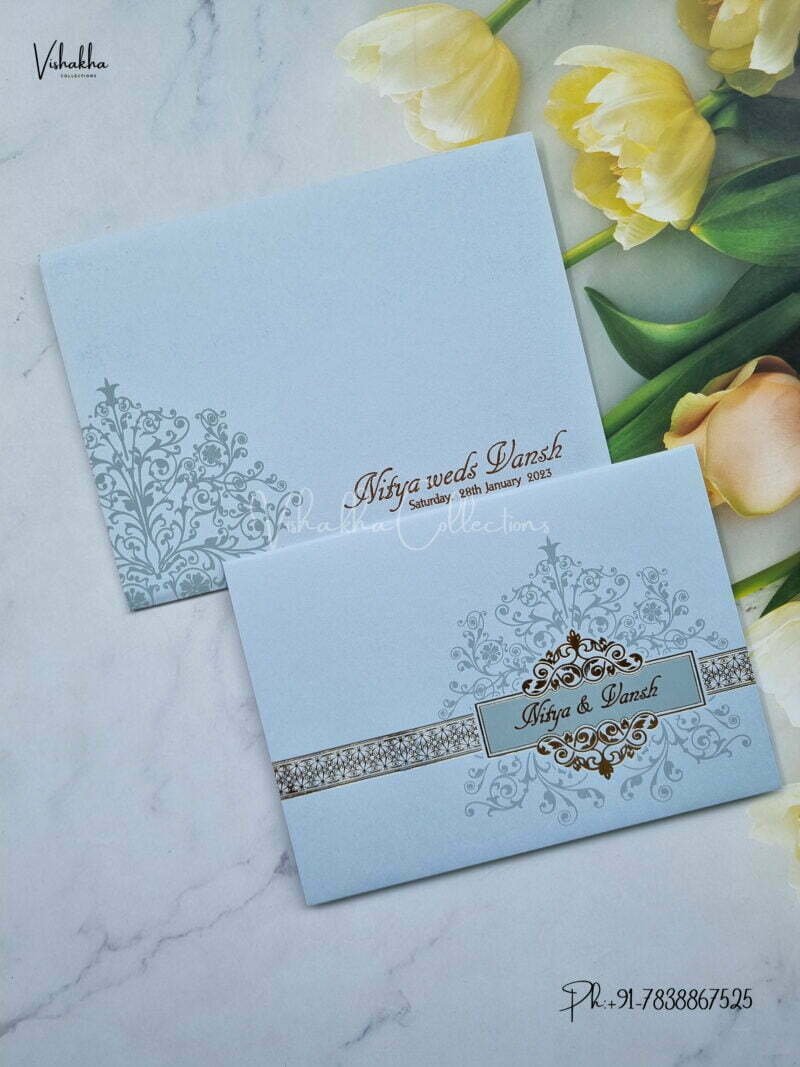 Designer Premium Customized Wedding Invitation Cards - MT838