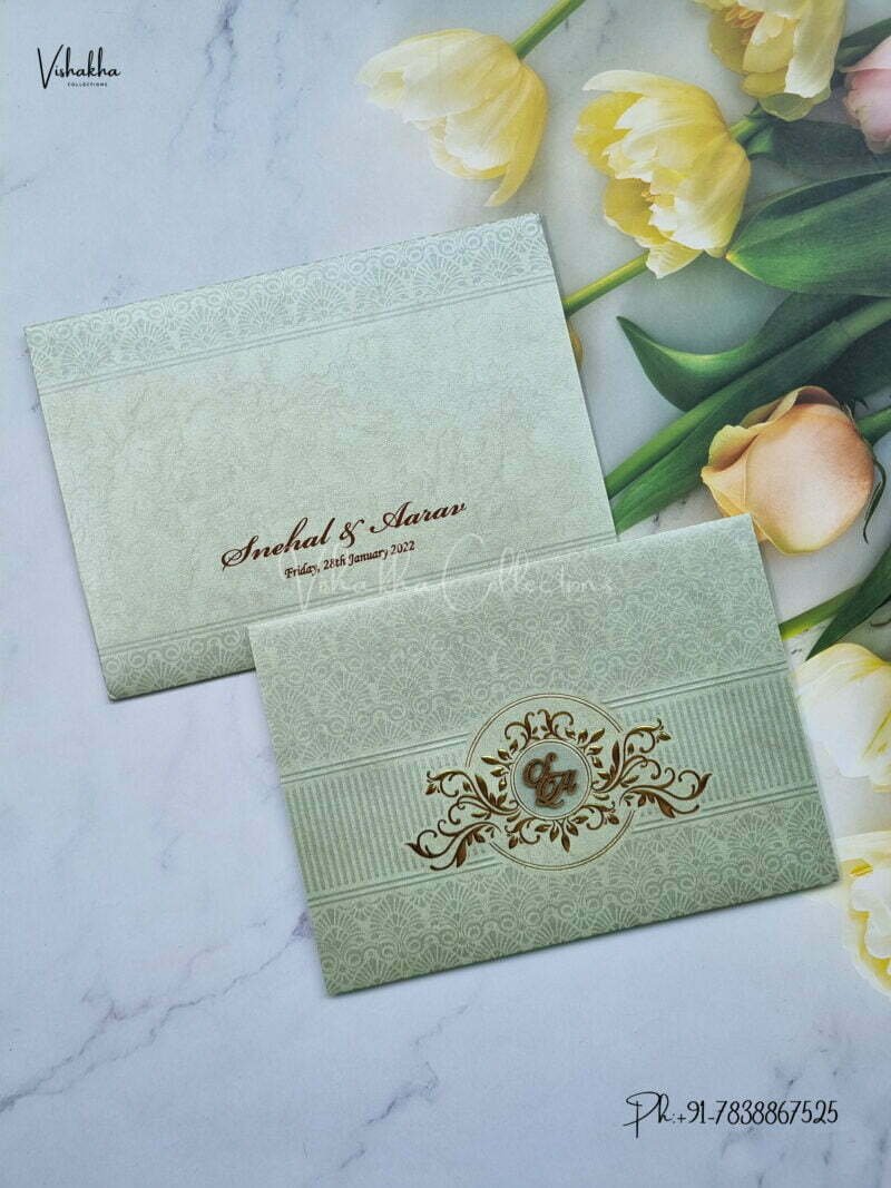 Designer Premium Customized Wedding Invitation Cards - MT230