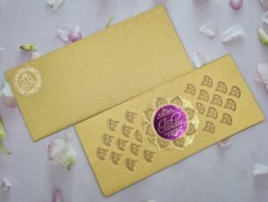 Laser cut with Invitation Theme Wedding card