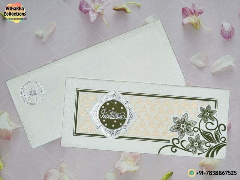 Designer Premium Customized Wedding Invitation Cards - GS-129