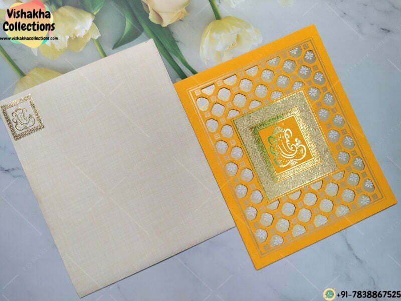 Designer Premium Customized Wedding Invitation Cards - VC-K5374