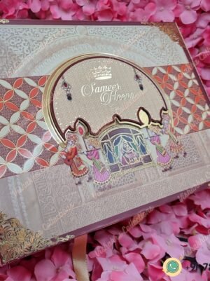 Designer Customized Box Wedding Invitation Cards - BM-022