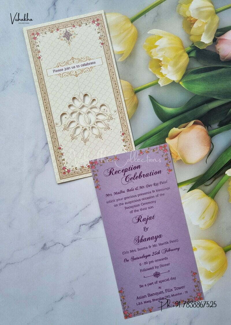 Designer Premium Customized Wedding Invitation Cards – EJ0182