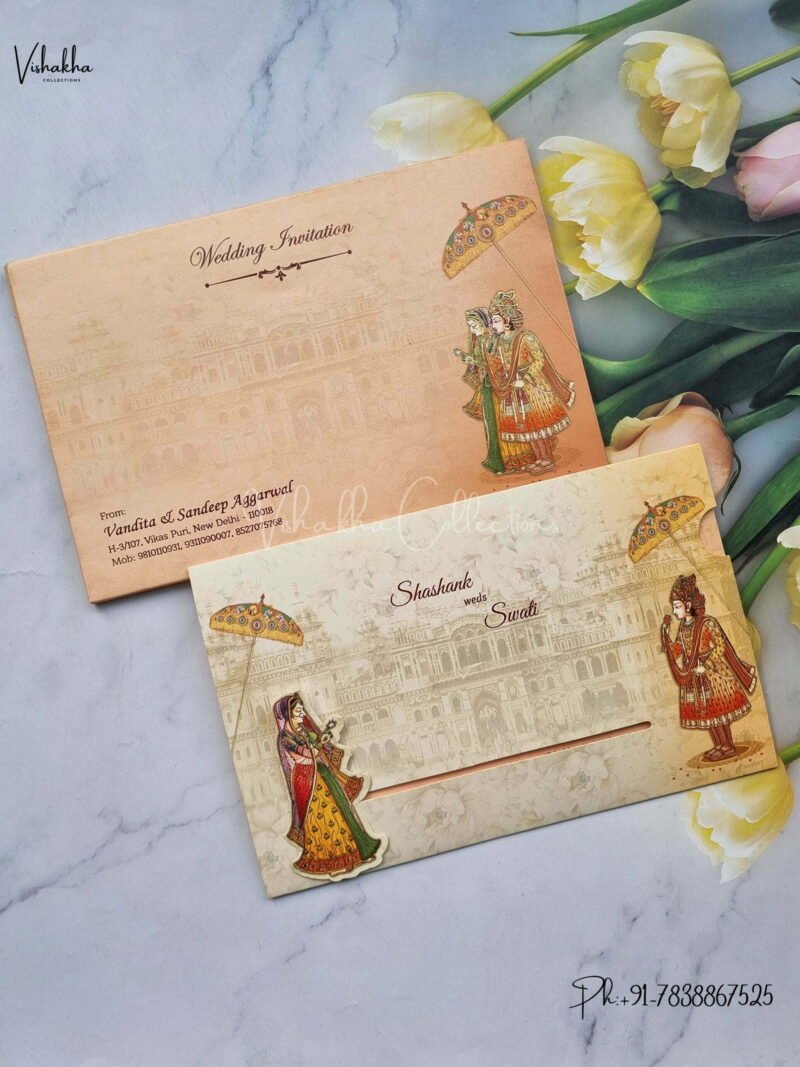 Designer Premium Customized Wedding Invitation Cards – EJ0238