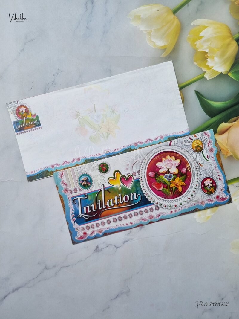 Designer Premium Customized Wedding Invitation Cards - B-003