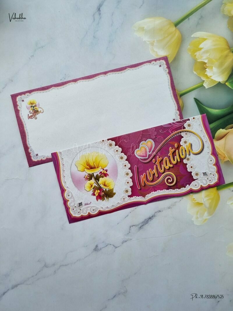 Designer Premium Customized Wedding Invitation Cards - B-007