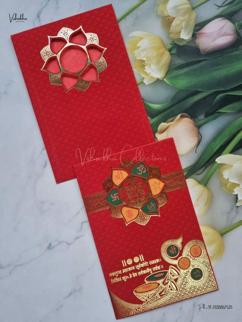 Designer Premium Customized Wedding Invitation Cards - B-127