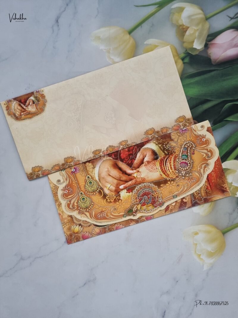 Designer Premium Customized Wedding Invitation Cards - B-132