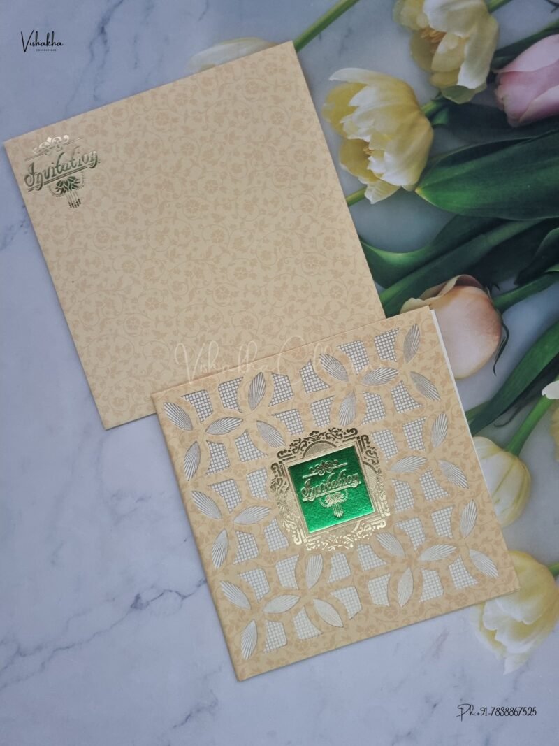 Designer Premium Customized Wedding Invitation Cards - B-136