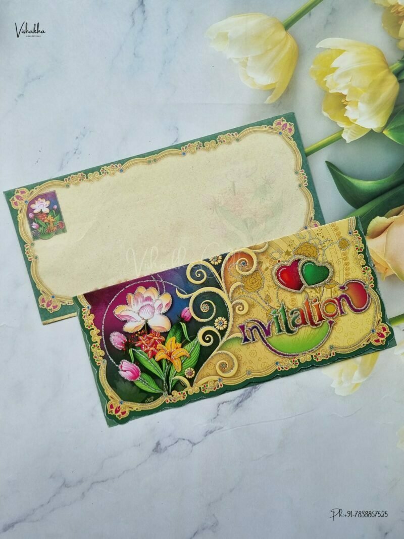 Designer Premium Customized Wedding Invitation Cards - B-016
