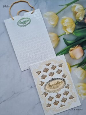 Designer Premium Customized Wedding Invitation Cards - B-204