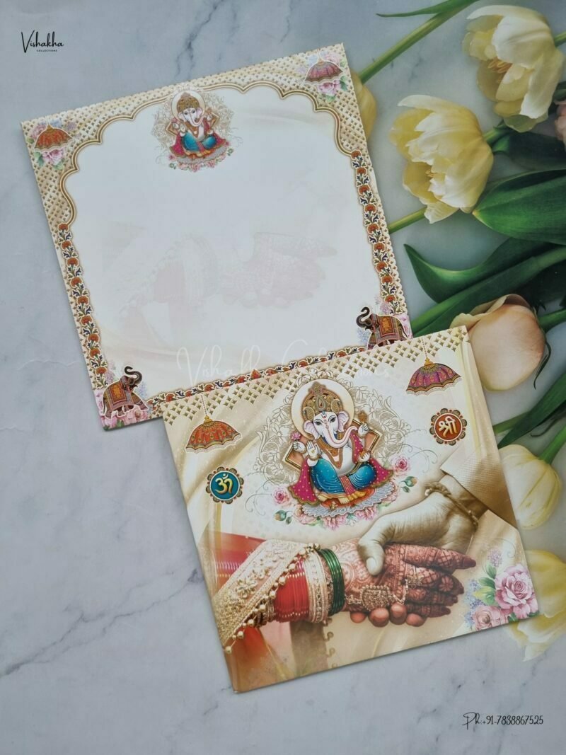 Designer Premium Customized Wedding Invitation Cards - B-221