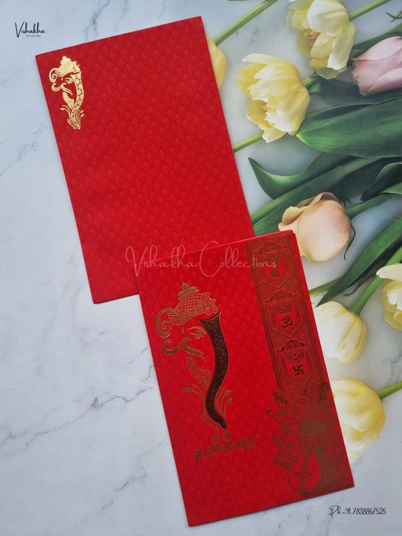 Designer Premium Customized Wedding Invitation Cards - B-066