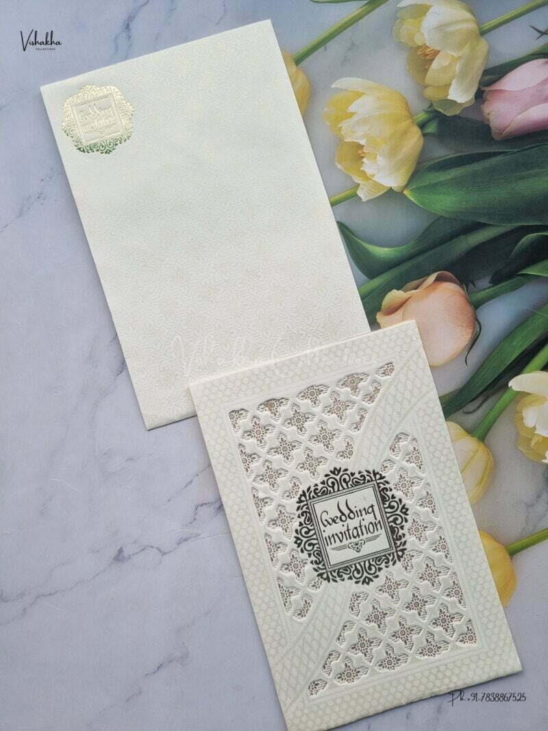 Designer Premium Customized Wedding Invitation Cards - B-068