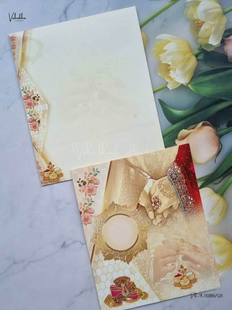 Designer Premium Customized Wedding Invitation Cards - B-079