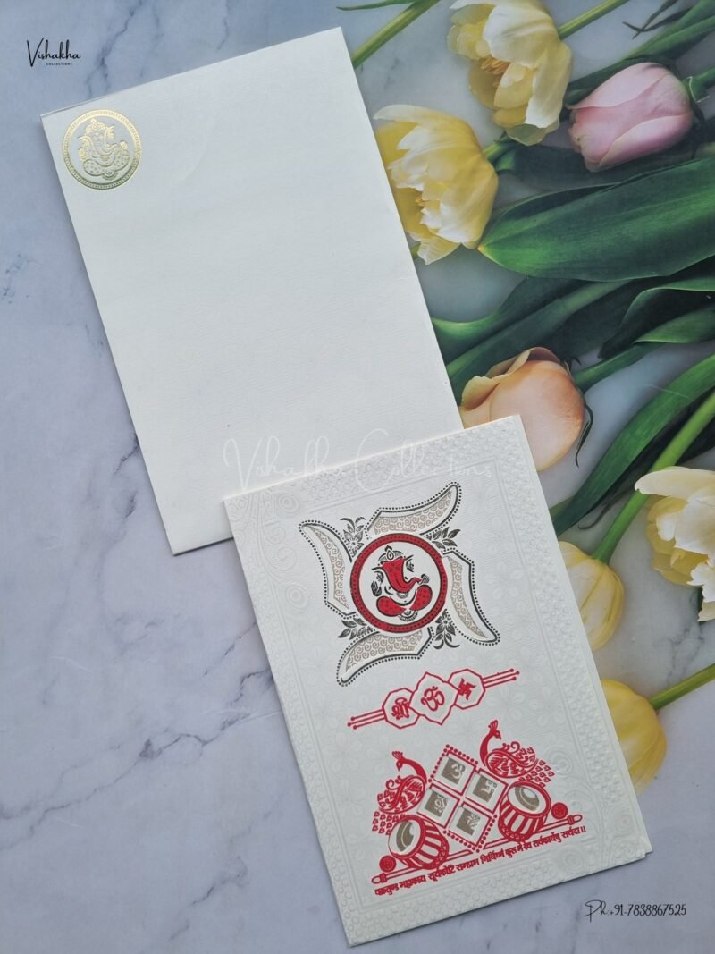 Designer Premium Customized Wedding Invitation Cards - B-097