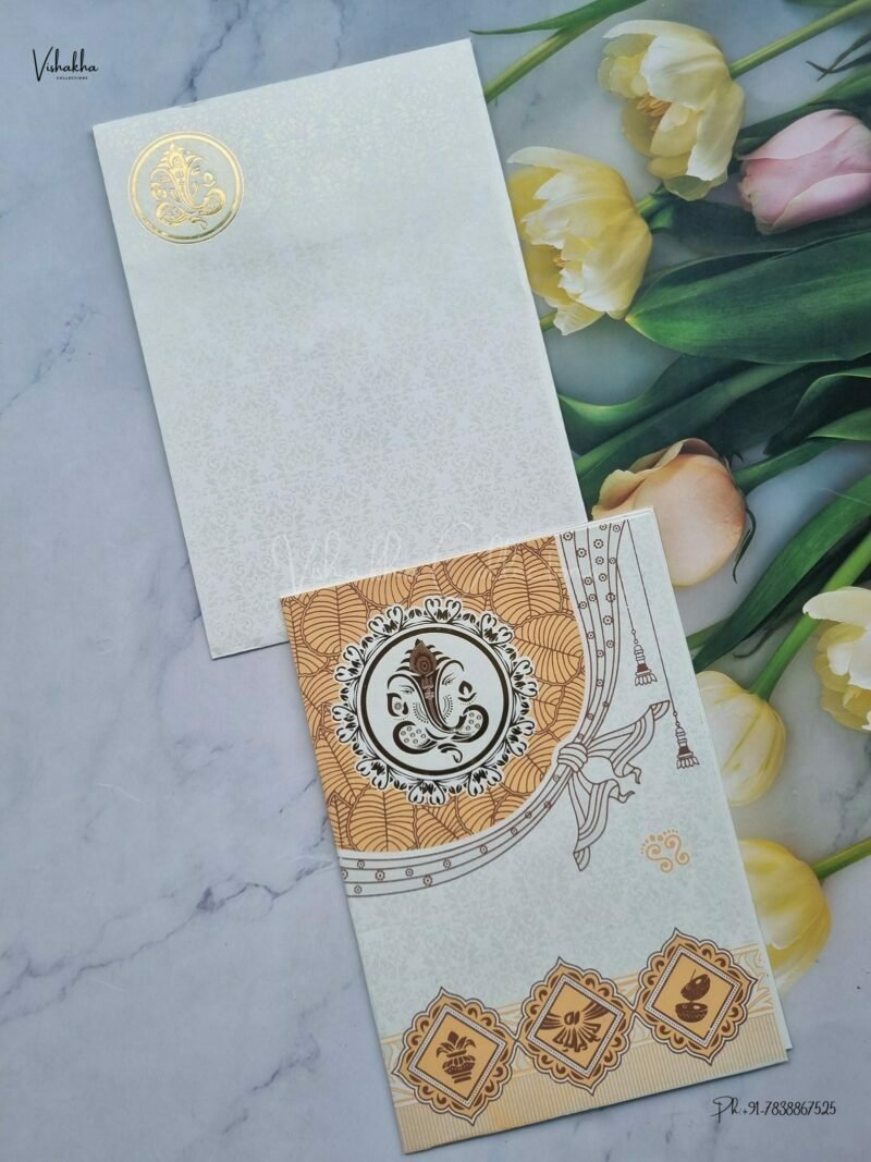 Designer Premium Customized Wedding Invitation Cards - B-098