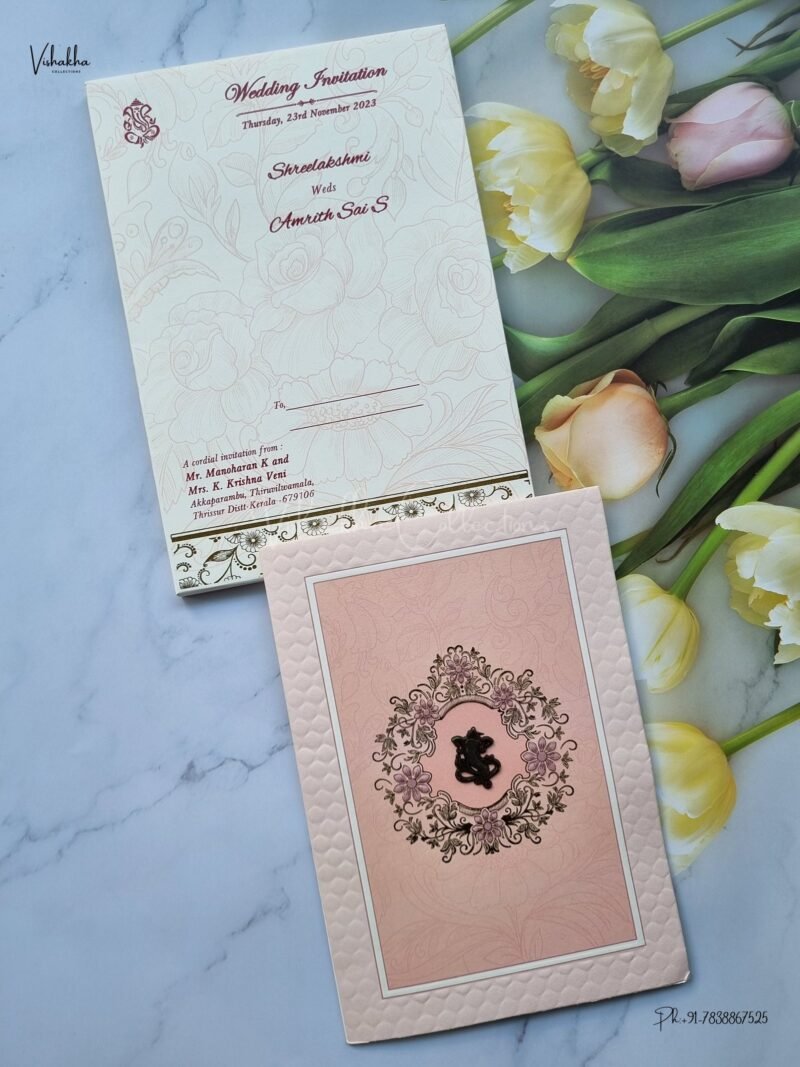 Designer Premium Customized Wedding Invitation Cards - SCH-054