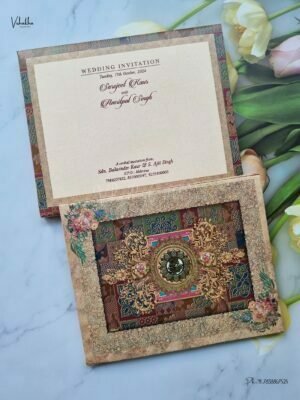 Designer Premium Customized Wedding Invitation Cards - SCH-057