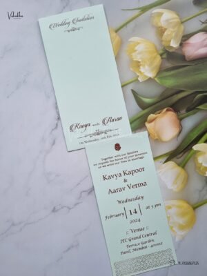 Designer Premium Customized Wedding Invitation Cards - A1950