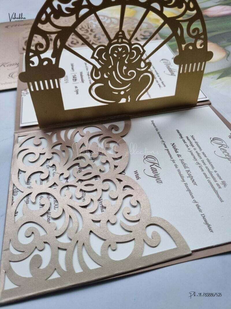 Designer Premium Customized Wedding Invitation Cards - A2610