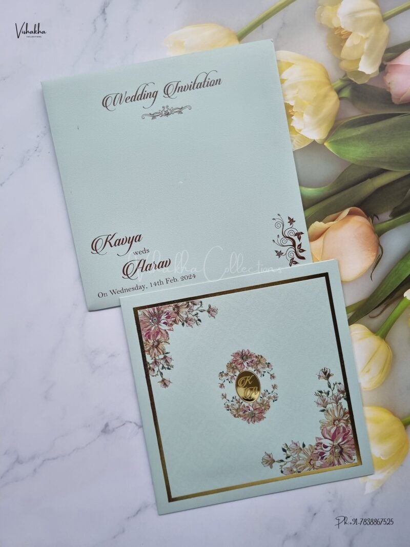 Designer Premium Customized Wedding Invitation Cards - A2620