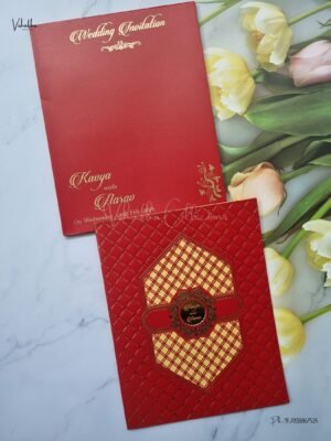 Designer Premium Customized Wedding Invitation Cards - A2653