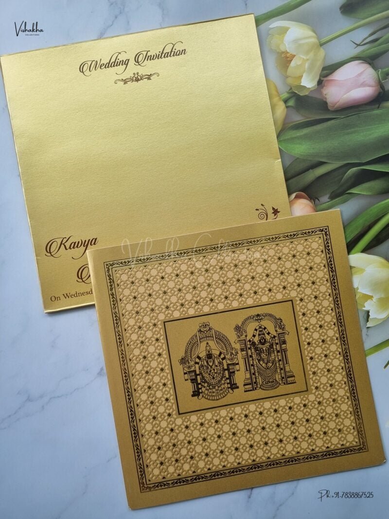 Designer Premium Customized Wedding Invitation Cards - A2658