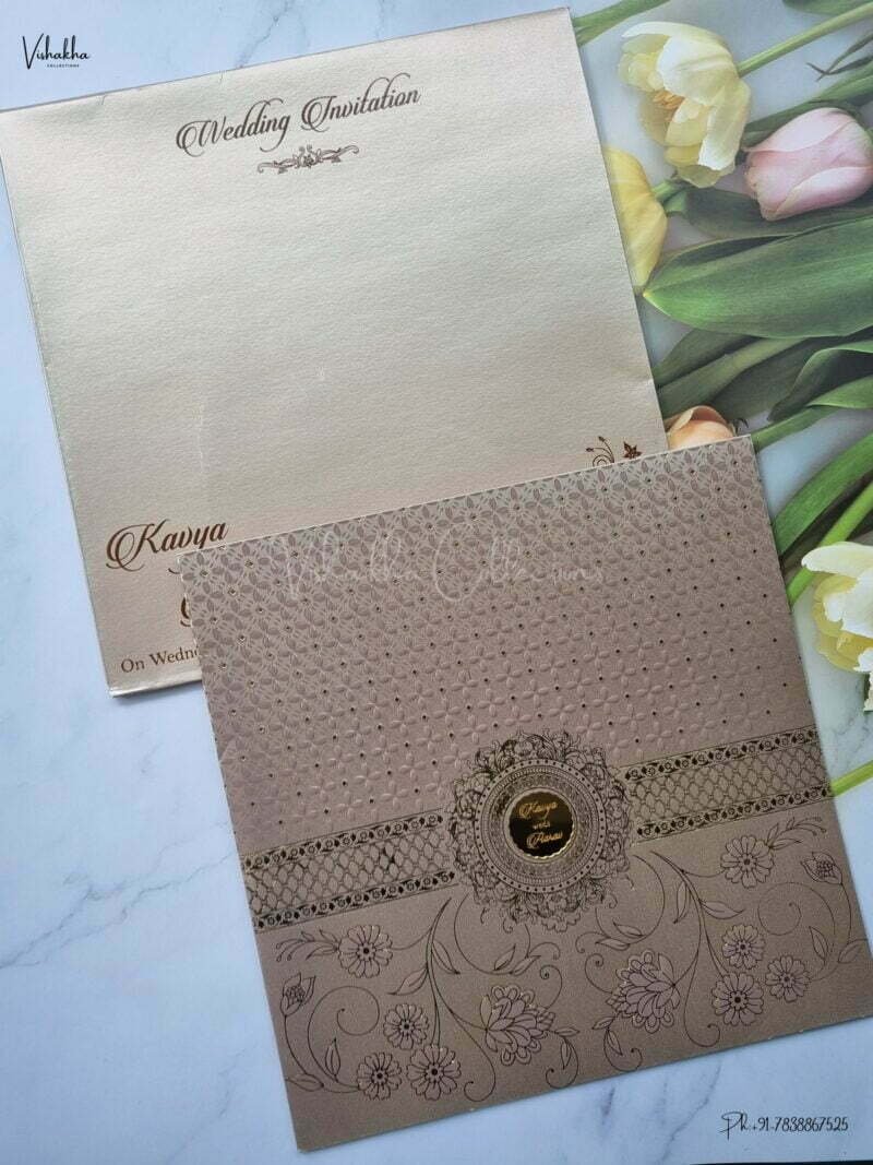 Designer Premium Customized Wedding Invitation Cards - A2662
