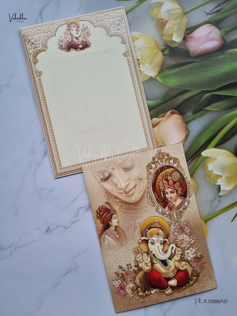 Designer Premium Customized Wedding Invitation Cards - B-242