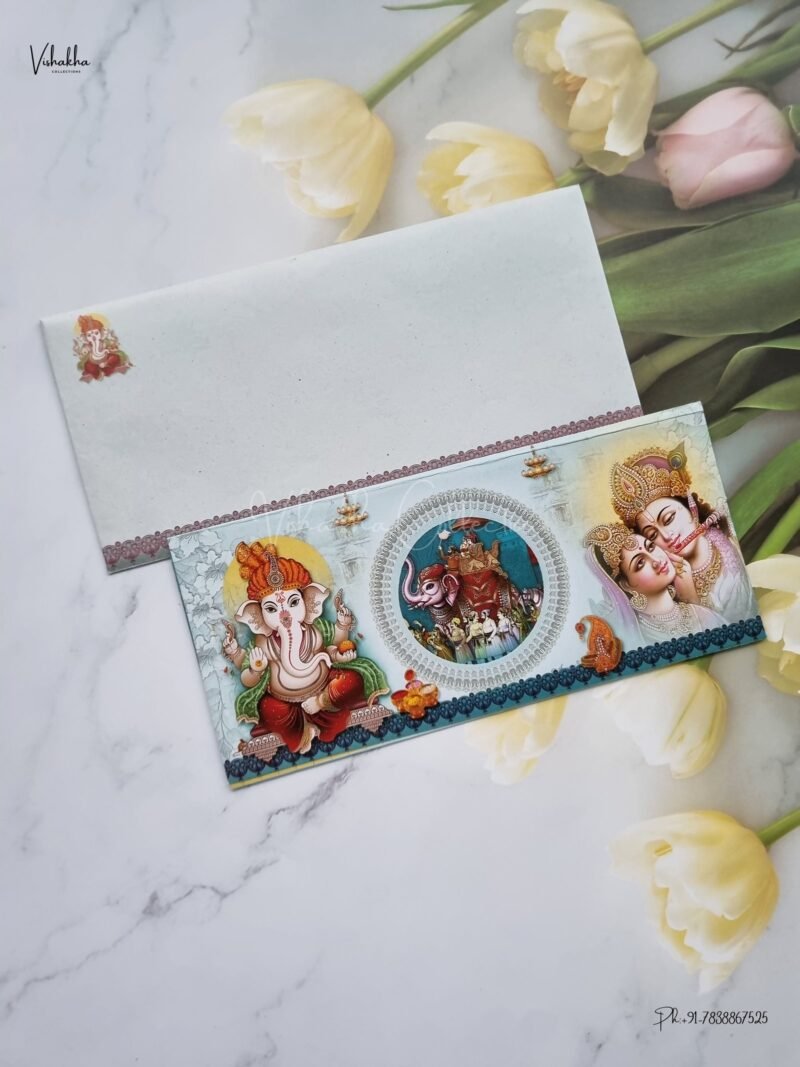 Designer Premium Customized Wedding Invitation Cards - GS-212