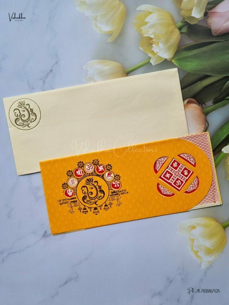 Designer Premium Customized Wedding Invitation Cards - GS-236