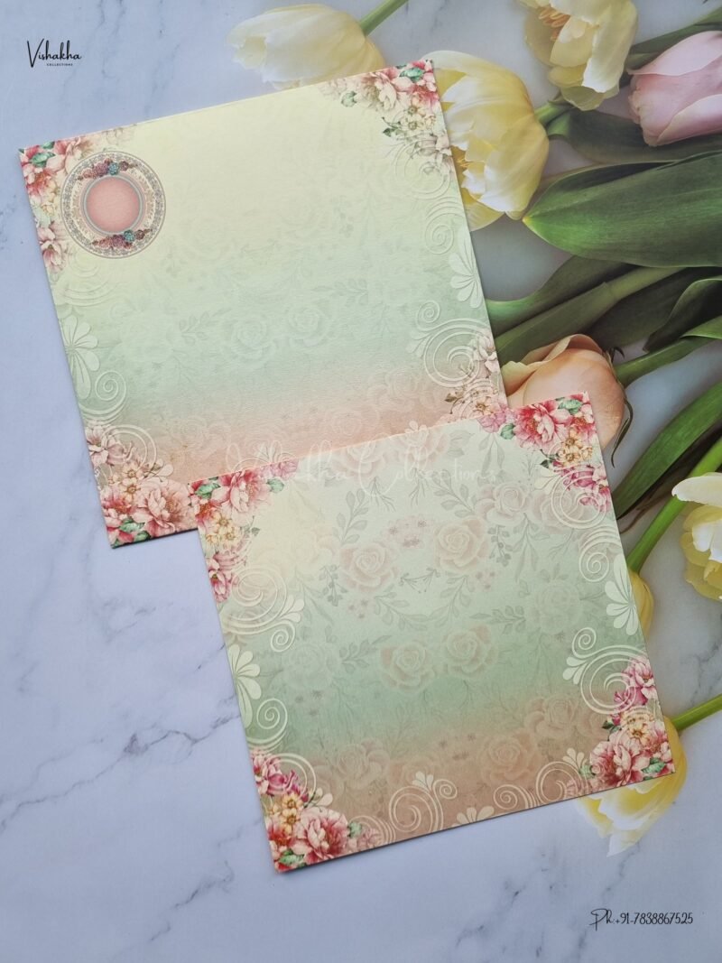 Designer Premium Customized Wedding Invitation Cards - GS-260