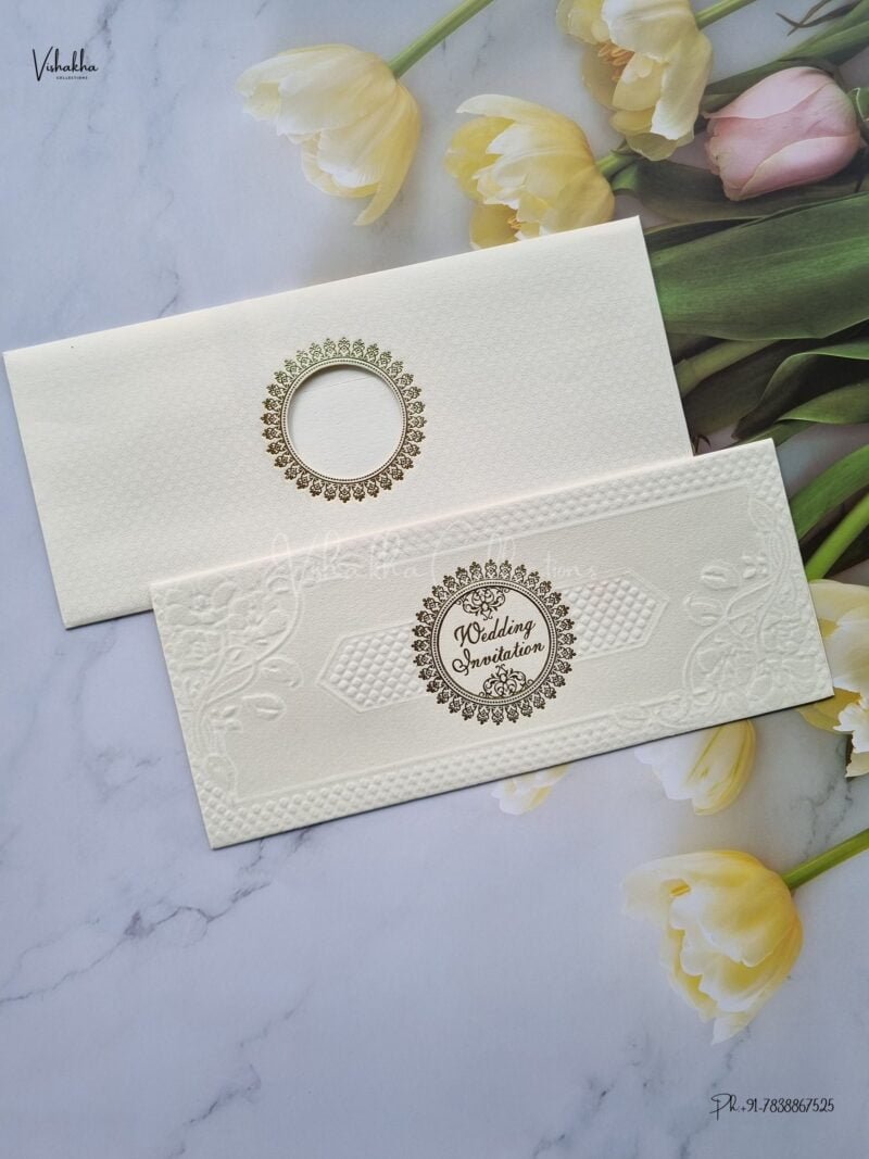 Designer Premium Customized Wedding Invitation Cards - GS-265