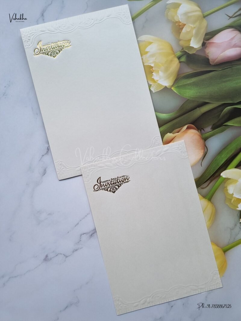 Designer Premium Customized Wedding Invitation Cards - GS-276
