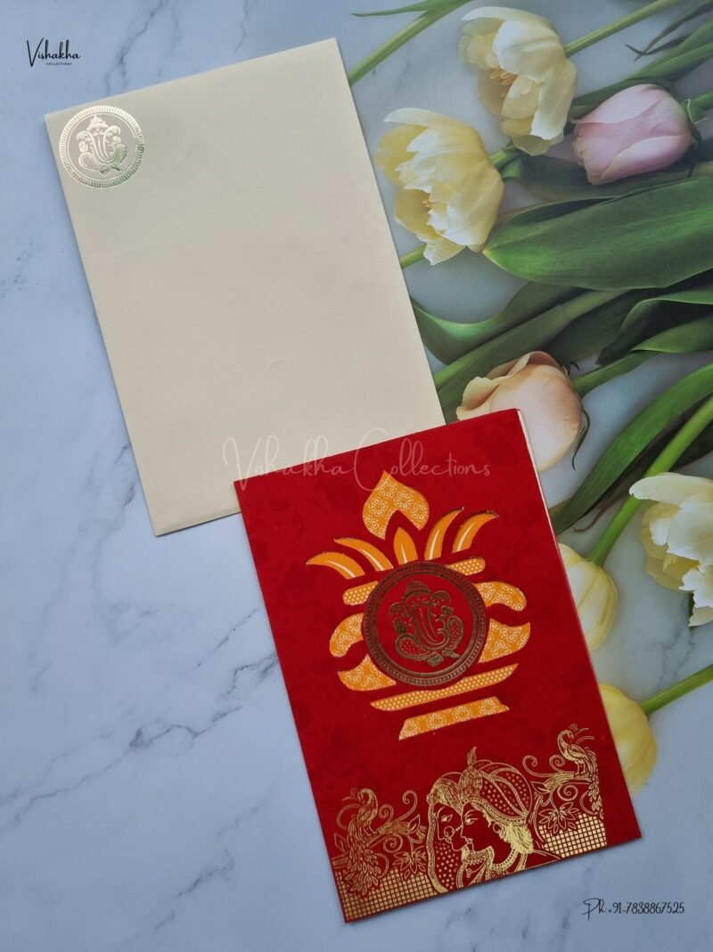 Designer Premium Customized Wedding Invitation Cards - GS-281