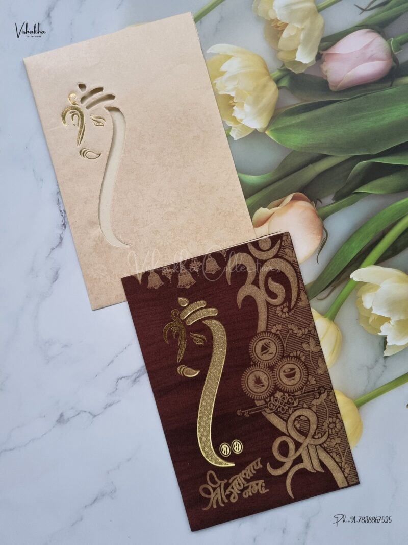 Designer Premium Customized Wedding Invitation Cards - GS-295