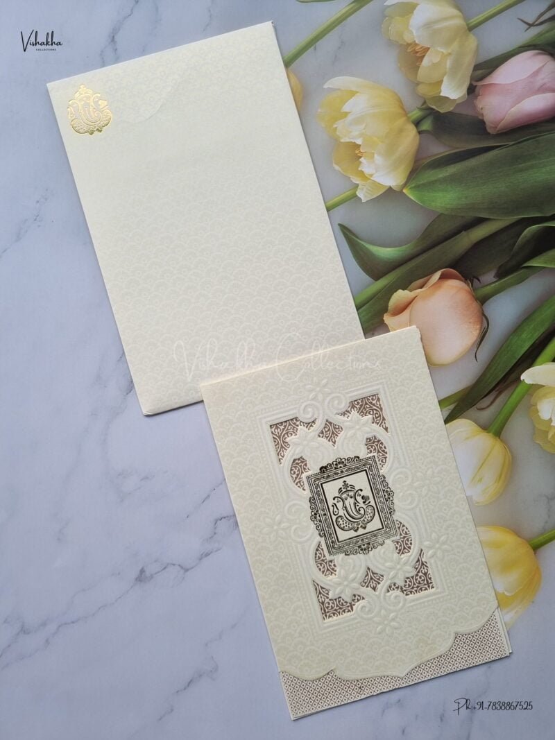 Designer Premium Customized Wedding Invitation Cards - GS-303