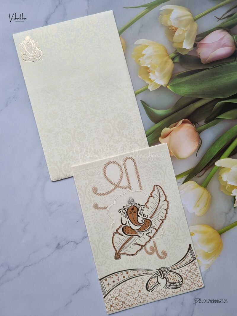 Designer Premium Customized Wedding Invitation Cards - GS-308
