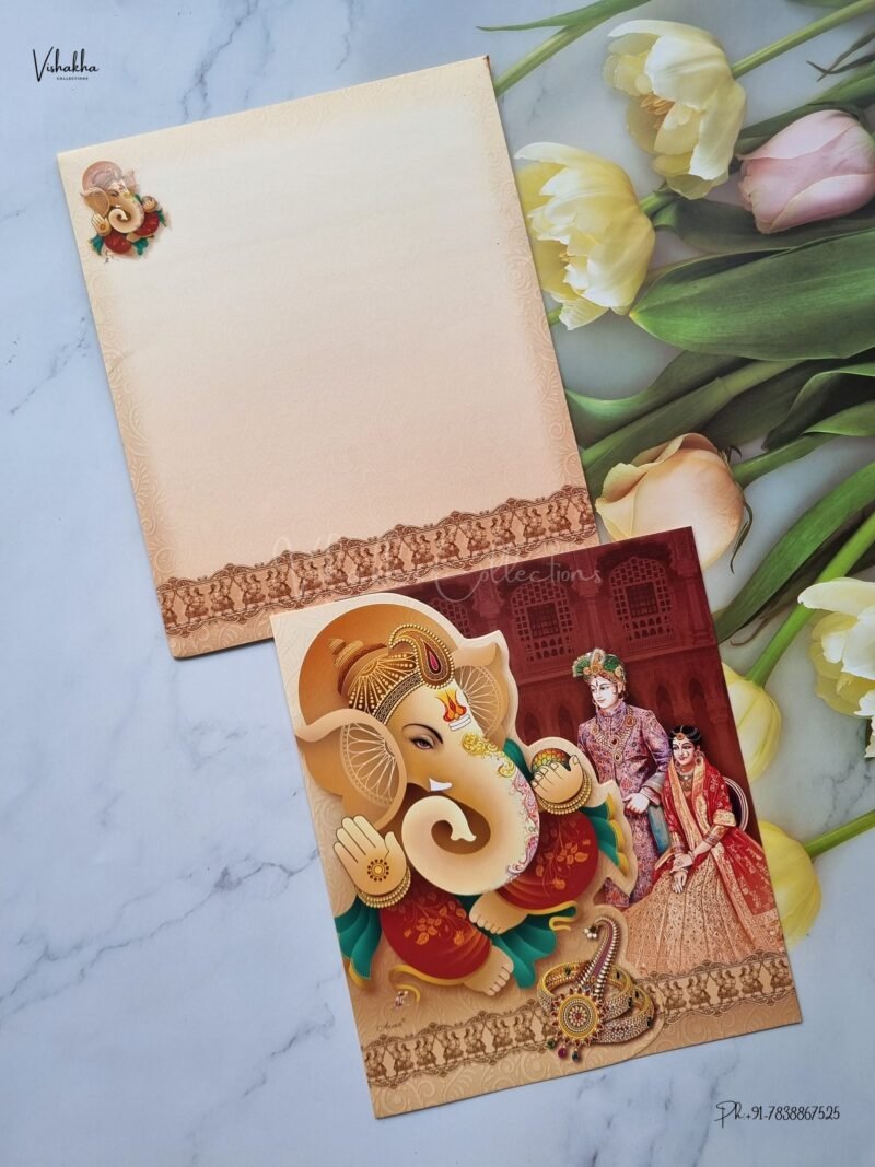 Designer Premium Customized Wedding Invitation Cards - GS-309