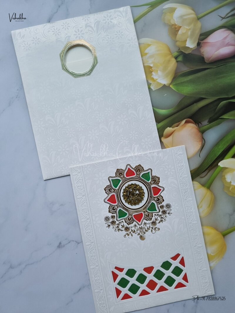 Designer Premium Customized Wedding Invitation Cards - GS-350