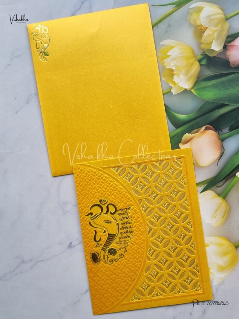Designer Premium Customized Wedding Invitation Cards - NA-1003