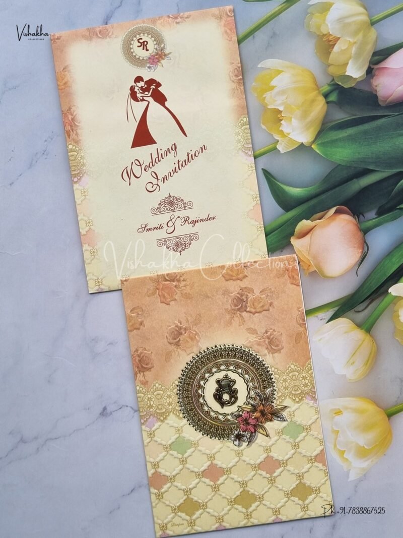 Designer Premium Customized Wedding Invitation Cards - NA-118