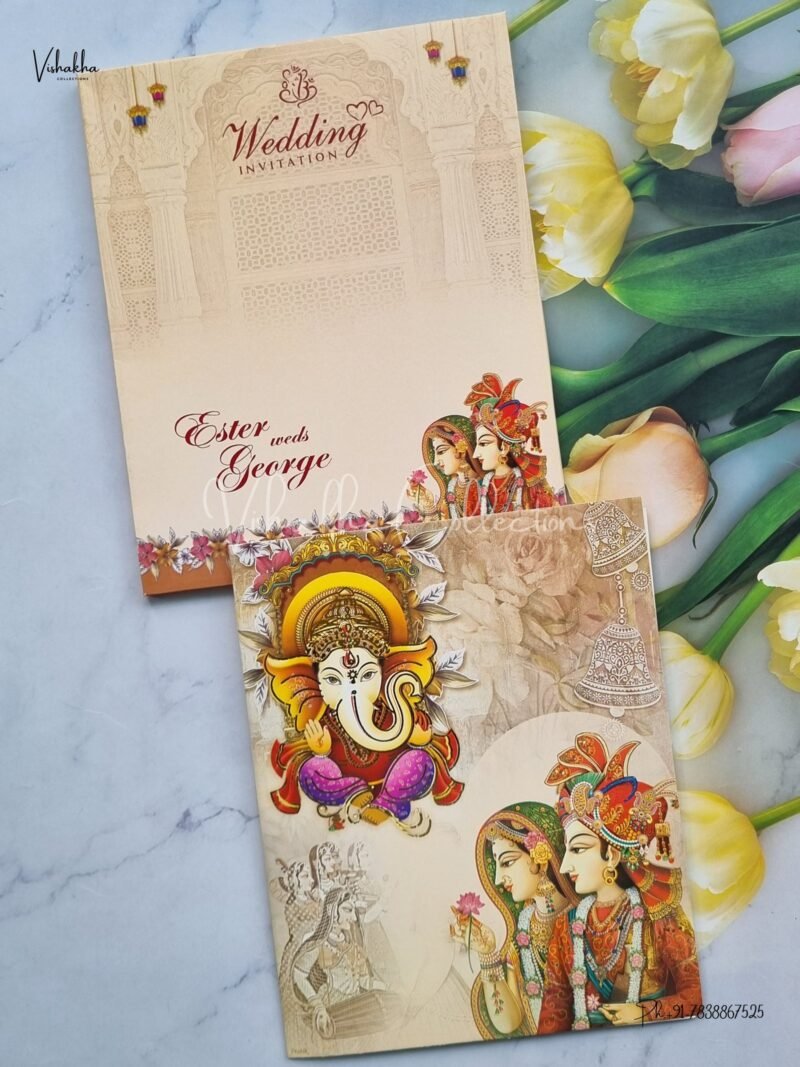 Designer Premium Customized Wedding Invitation Cards - NA-14