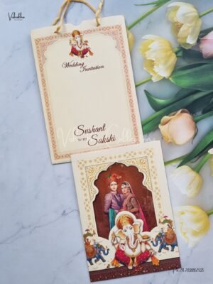 Designer Premium Customized Wedding Invitation Cards - NA-32