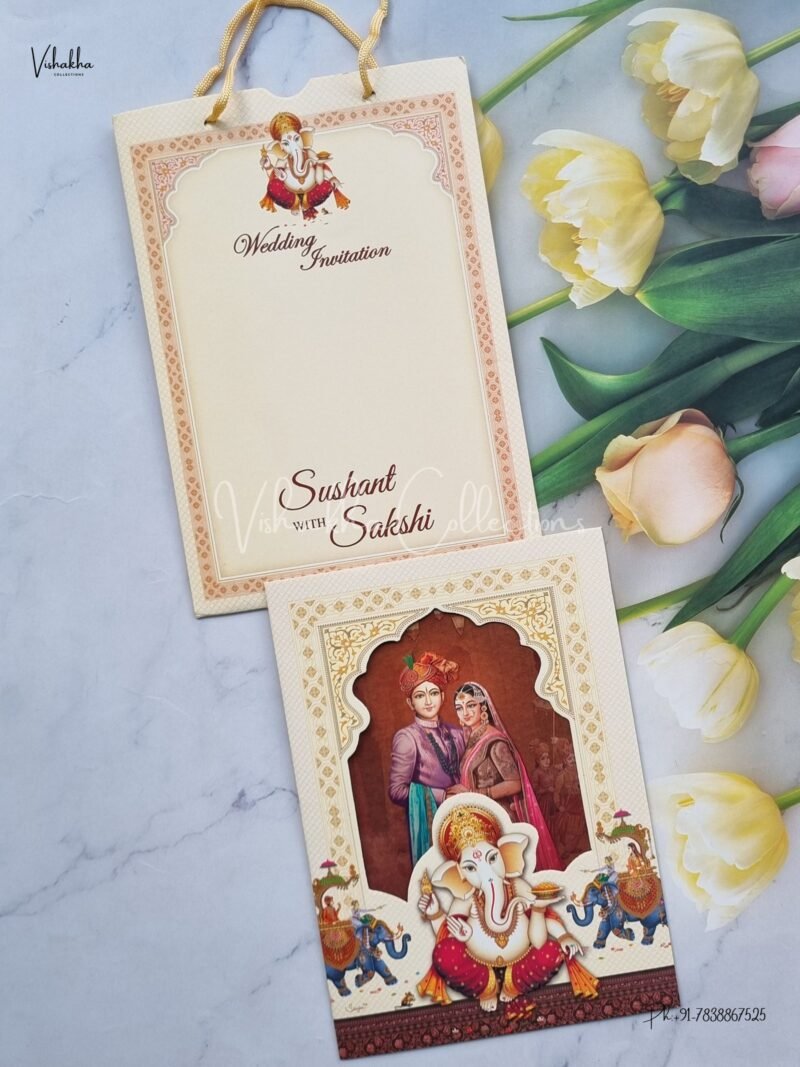 Designer Premium Customized Wedding Invitation Cards - NA-32