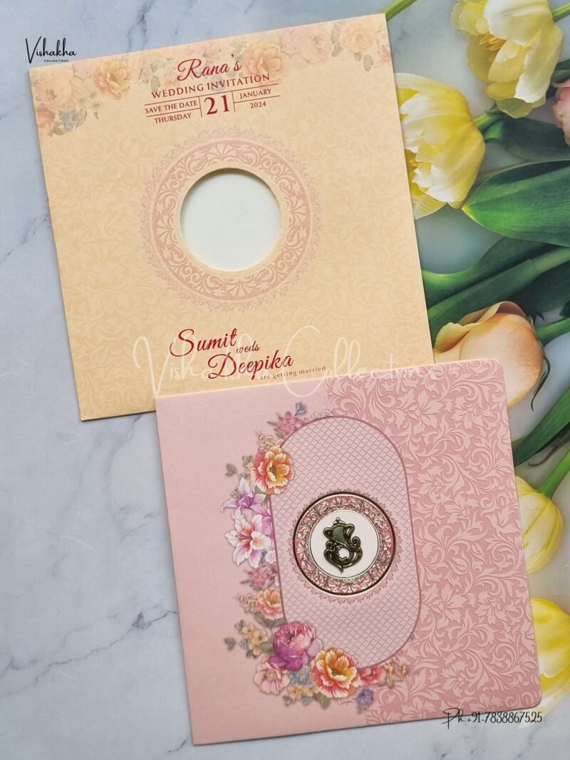 Designer Premium Customized Wedding Invitation Cards - NA-35