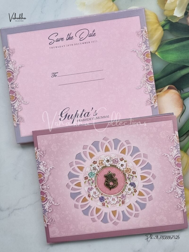 Designer Premium Customized Wedding Invitation Cards - NA-38